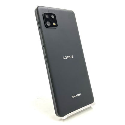 【全額返金保証】【最速発送】SHARP AQUOS sense6 64GB ブラック SIMフリー SH-M19 動作確認済