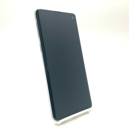 【最速発送】SAMSUNG Galaxy S10 128GB プリズムホワイト au SCV41 白ロム【難有】