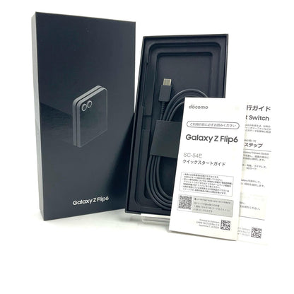 【全額返金保証】【最速発送】SAMSUNG Galaxy Z Flip6 256GB シルバーシャドウ docomo SC-54E 白ロム 超美品 動作確認済