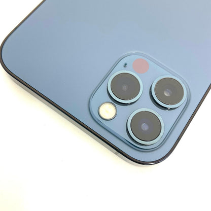 【全額返金保証】【最速発送】Apple iPhone iPhone 12 Pro 128GB パシフィックブルー Softbank 白ロム 動作確認済 83%