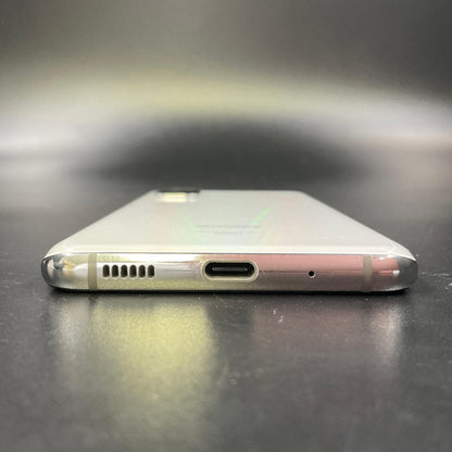 【全額返金保証】【最速発送】SAMSUNG Galaxy S20 5G 128GB クラウドホワイト au SCG01 白ロム 動作確認済