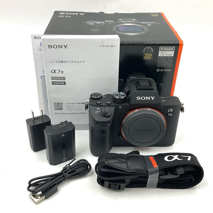 【全額返金保証】【最速発送】Sony デジタル一眼 α7 III ILCE-7M3 ボディ ブラック 美品 動作確認済