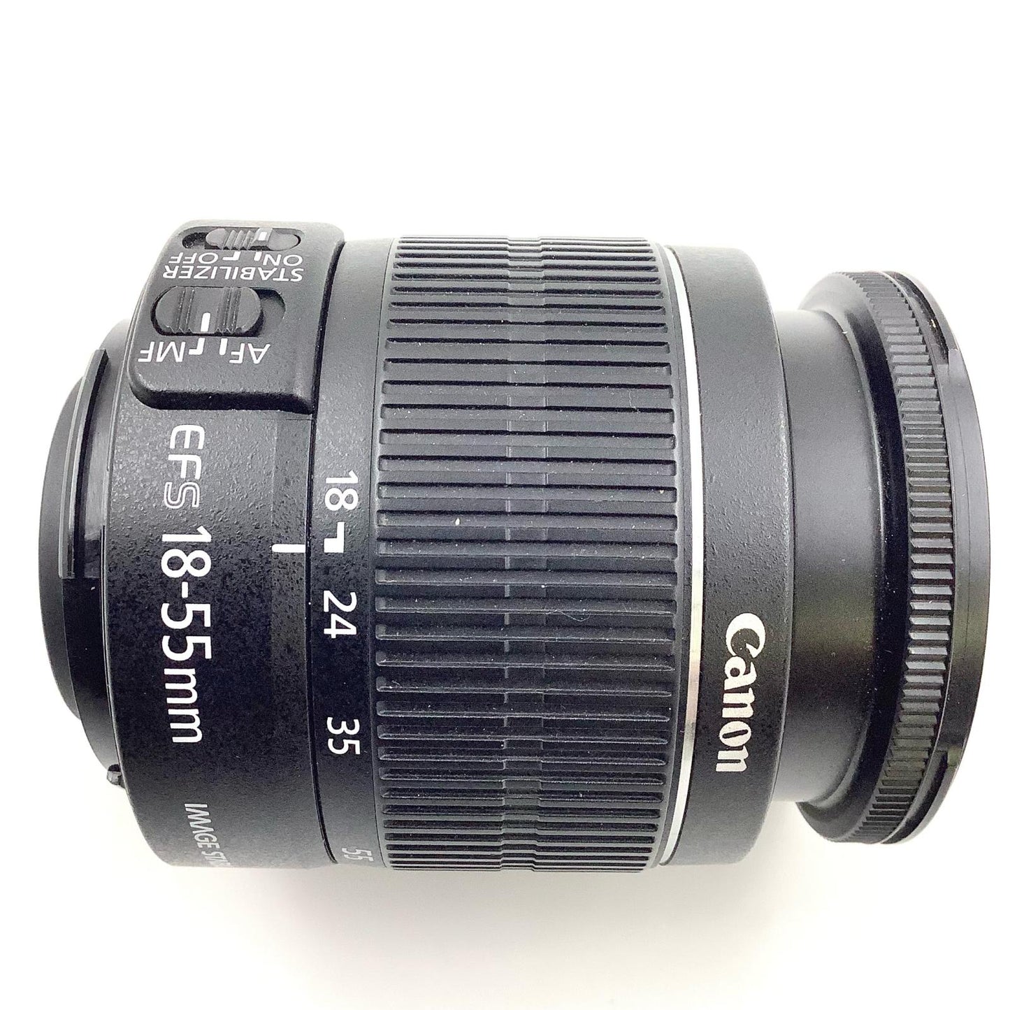 【全額返金保証】【最速発送】Canon EF-S18-55mm F3.5-5.6 IS II　ブラック 動作確認済
