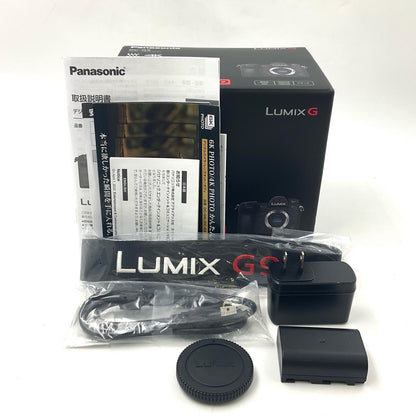 【全額返金保証】【最速発送】Panasonic デジタル一眼 LUMIX DC-G9 ボディ ブラック 動作確認済