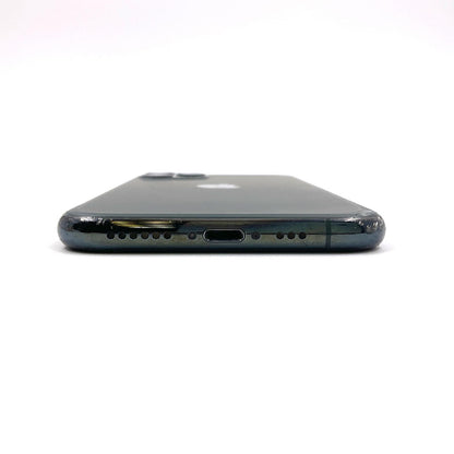 【最速発送】Apple iPhone iPhone 11 Pro 256GB ミッドナイトグリーン Softbank 白ロム【難有】 84%
