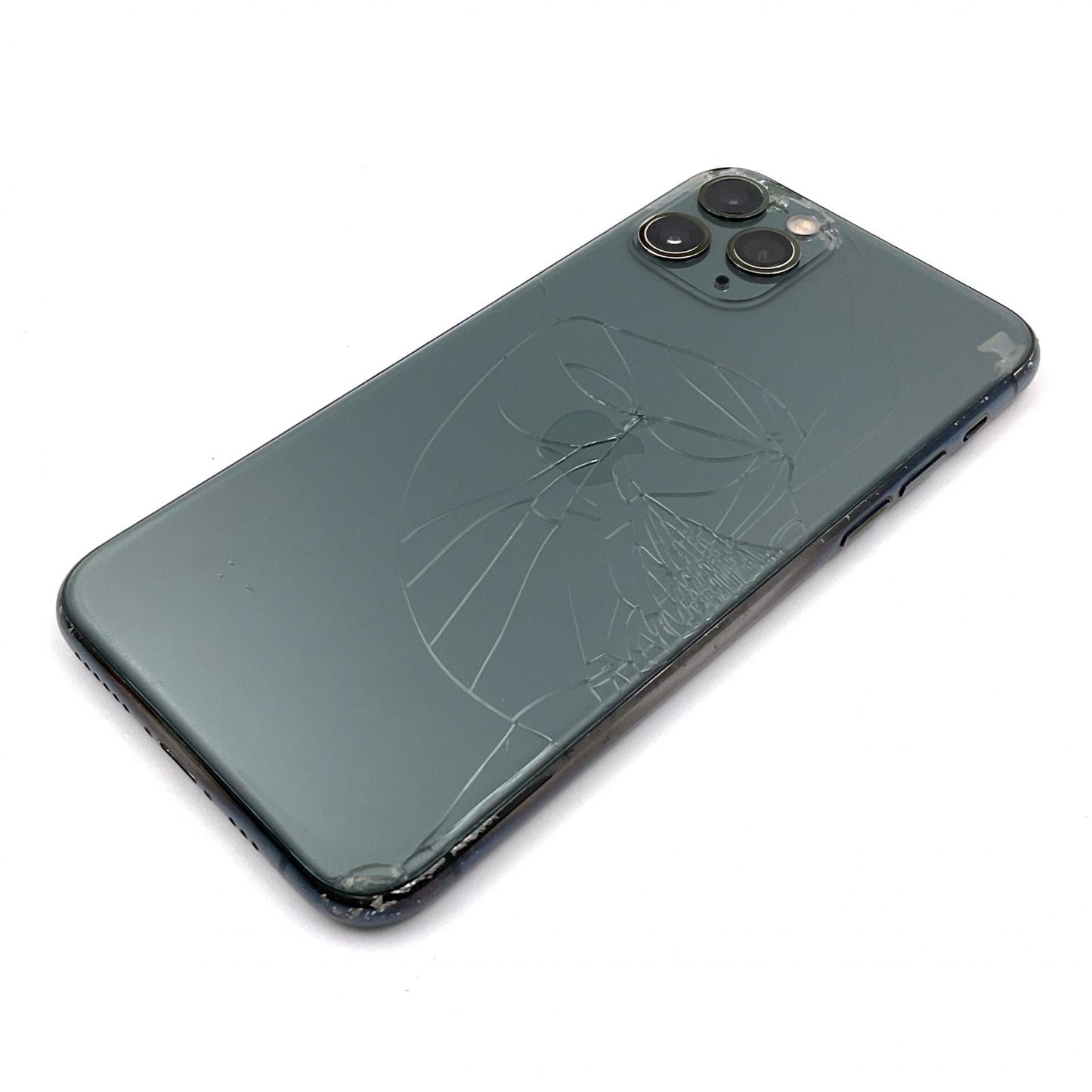【最速発送】Apple iPhone iPhone 11 Pro 256GB ミッドナイトグリーン Softbank 白ロム【難有】 84%