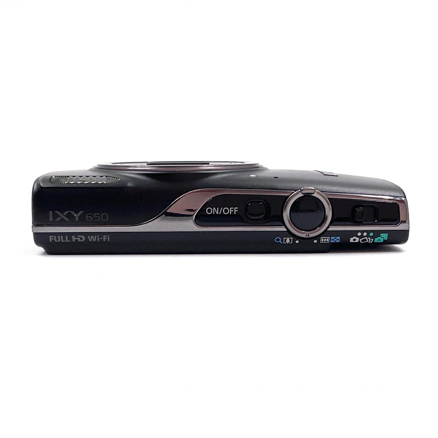 【全額返金保証】【最速発送】Canon コンパクトデジタルカメラ IXY 650 [ブラック] 美品 動作確認済