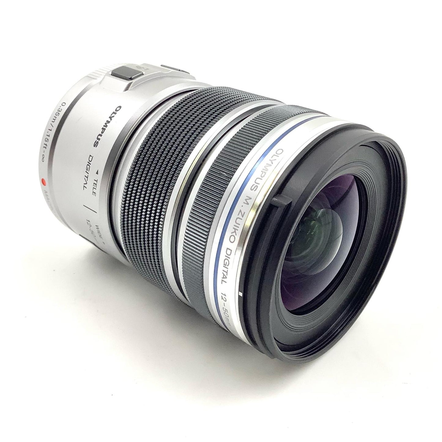 【全額返金保証】【最速発送】OLYMPUS M.ZUIKO DIGITAL ED 12-50mm F3.5-6.3 EZ [シルバー] 動作確認済