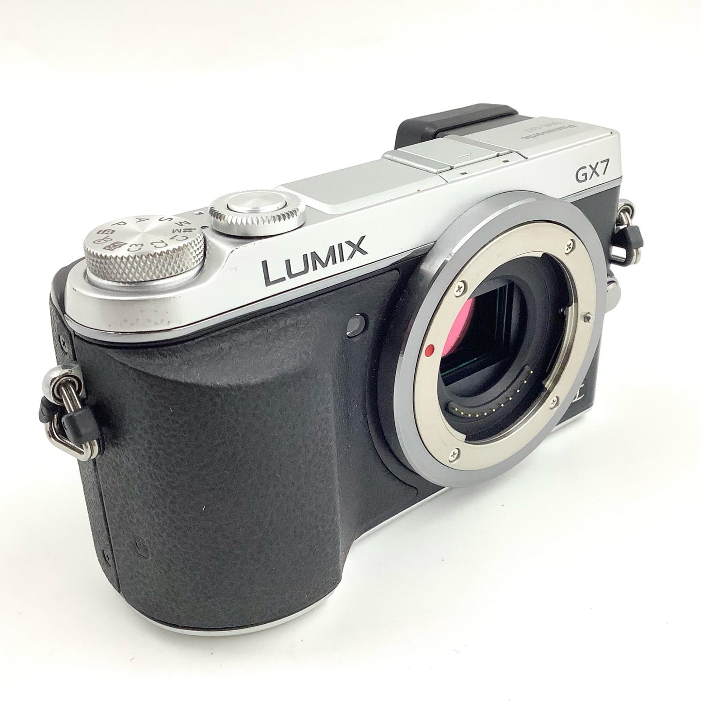 【全額返金保証】【最速発送】Panasonic デジタル一眼 LUMIX DMC-GX7 ボディ シルバー 動作確認済