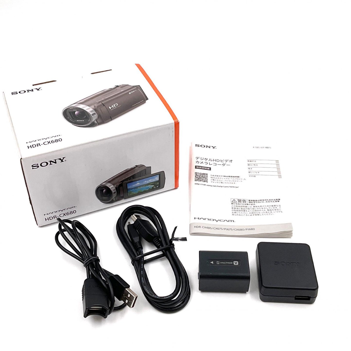 【全額返金保証】【最速発送】Sony HDR-CX680 (R) [レッド] 美品 動作確認済