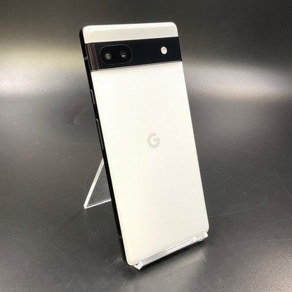 【全額返金保証】【最速発送】Google Pixel 6a 128GB チョーク Softbank GB17L 白ロム 動作確認済
