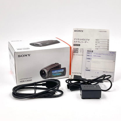 【全額返金保証】【最速発送】Sony HDR-CX680 (TI) [ブロンズブラウン] 美品 動作確認済