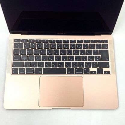 【全額返金保証】【最速発送】Apple MacBook Air 13.3インチ 2020 Apple M1 8GB SSD 256GB ゴールド 96% 動作確認済