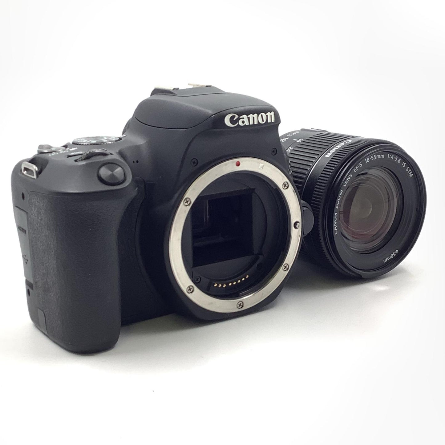 【全額返金保証】【最速発送】Canon デジタル一眼 EOS Kiss X9 EF-S18-55 IS STM レンズキット ブラック 美品 動作確認済