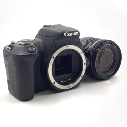 【全額返金保証】【最速発送】Canon デジタル一眼 EOS Kiss X9 EF-S18-55 IS STM レンズキット ブラック 美品 動作確認済