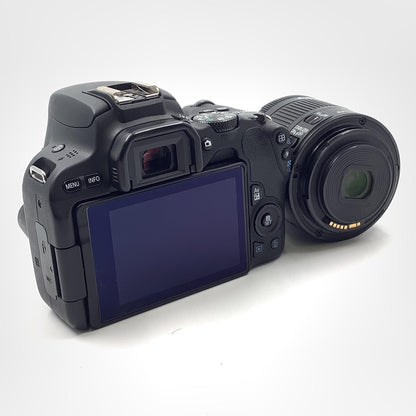 【全額返金保証】【最速発送】Canon デジタル一眼 EOS Kiss X9 EF-S18-55 IS STM レンズキット ブラック 美品 動作確認済