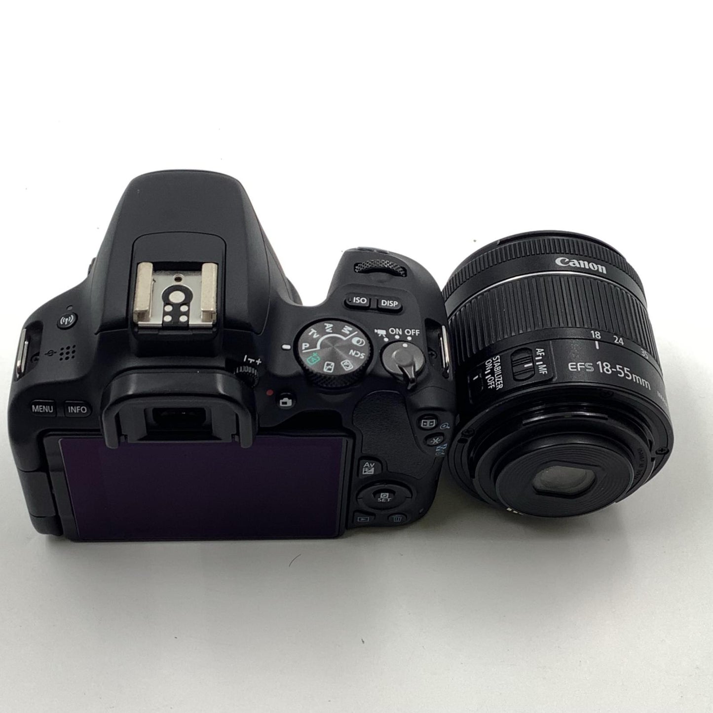 【全額返金保証】【最速発送】Canon デジタル一眼 EOS Kiss X9 EF-S18-55 IS STM レンズキット ブラック 美品 動作確認済