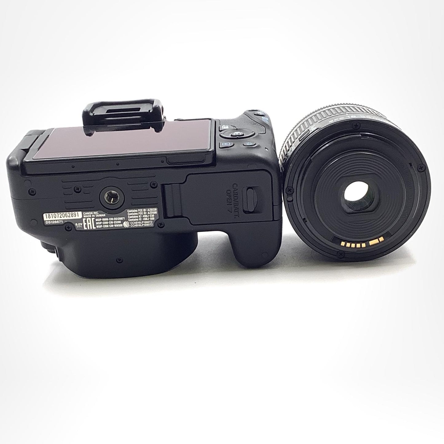 【全額返金保証】【最速発送】Canon デジタル一眼 EOS Kiss X9 EF-S18-55 IS STM レンズキット ブラック 美品 動作確認済