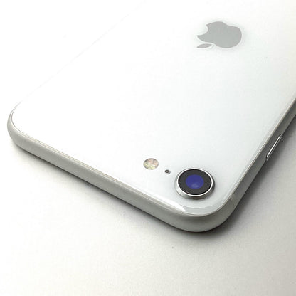 【最速発送】Apple iPhone iPhone SE（第2世代） 64GB ホワイト au 白ロム【難有】 100%