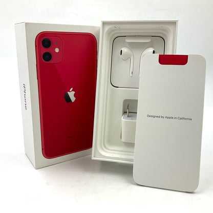 【全額返金保証】【最速発送】Apple iPhone iPhone 11 64GB レッド docomo 白ロム 動作確認済 89%