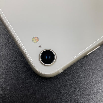 【全額返金保証】【最速発送】Apple iPhone iPhone SE（第3世代） 64GB スターライト SIMフリー 超美品 動作確認済 90%