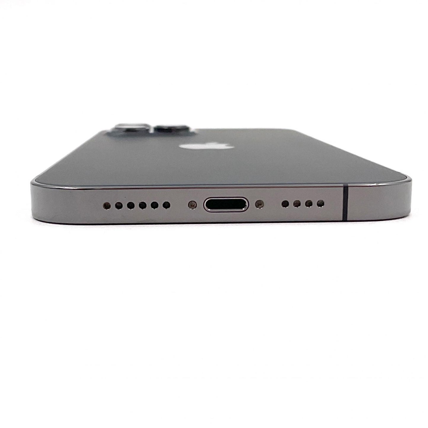 【全額返金保証】【最速発送】Apple iPhone iPhone 12 Pro Max 128GB グラファイト au 白ロム 動作確認済 80%
