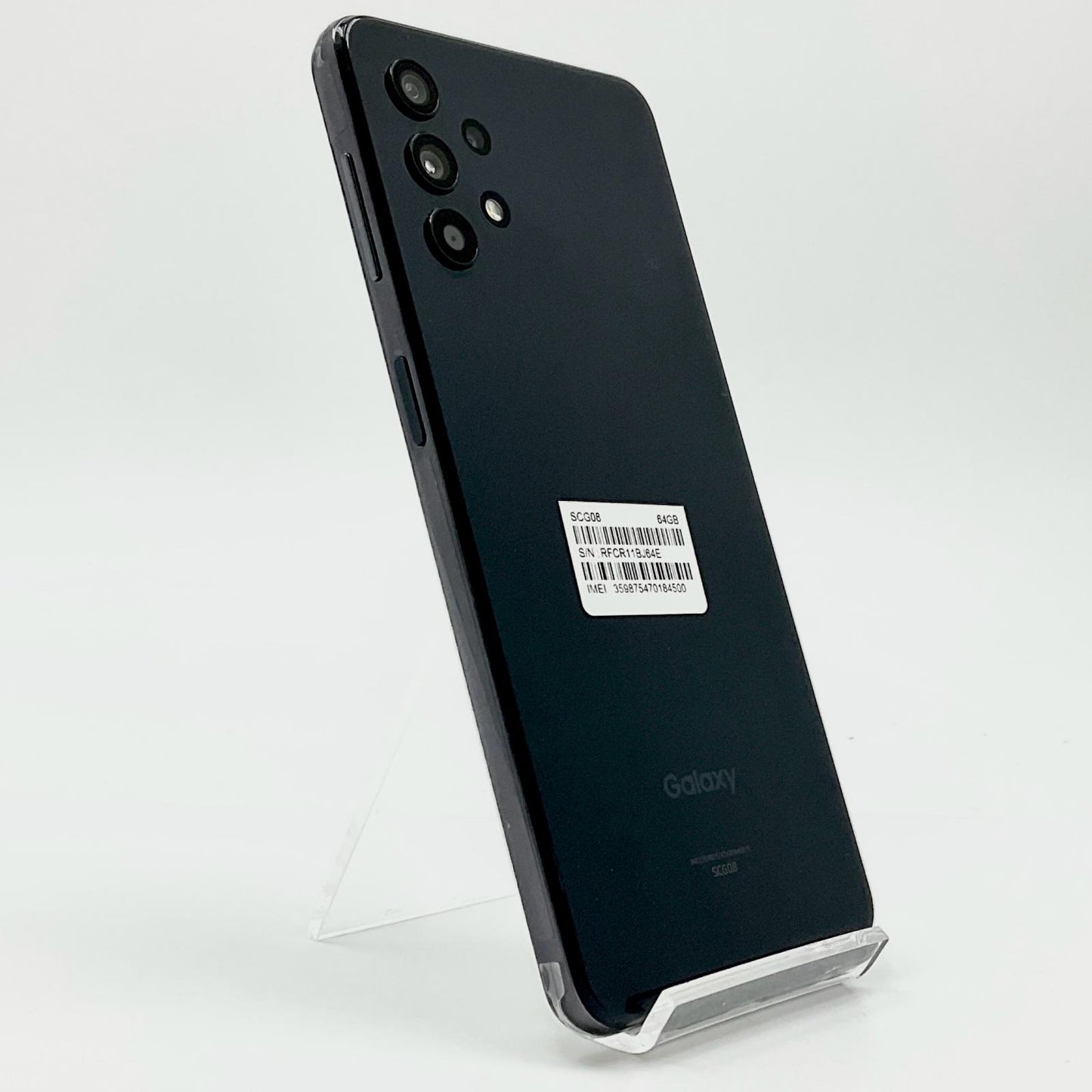【全額返金保証】【最速発送】SAMSUNG Galaxy A32 5G 64GB Awesome Black au SCG08 白ロム 美品 動作確認済