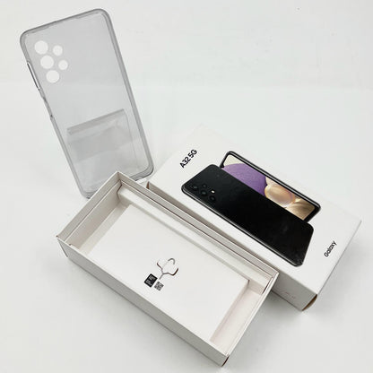 【全額返金保証】【最速発送】SAMSUNG Galaxy A32 5G 64GB Awesome Black au SCG08 白ロム 美品 動作確認済