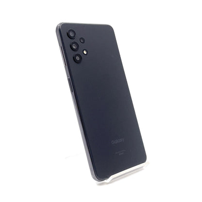 【全額返金保証】【最速発送】SAMSUNG Galaxy A32 5G 64GB Awesome Black au SCG08 白ロム 美品 動作確認済