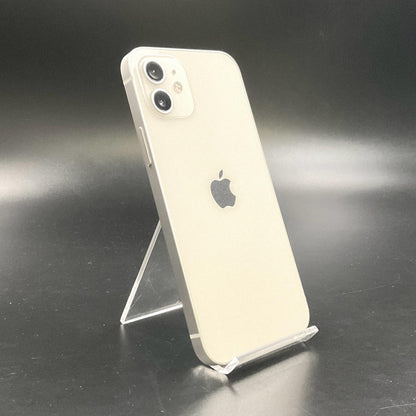 【全額返金保証】【最速発送】Apple iPhone iPhone 12 128GB ホワイト au 白ロム 動作確認済 80%