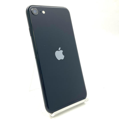 【全額返金保証】【最速発送】Apple iPhone iPhone SE（第3世代） 64GB ミッドナイト Softbank 白ロム 動作確認済 85%