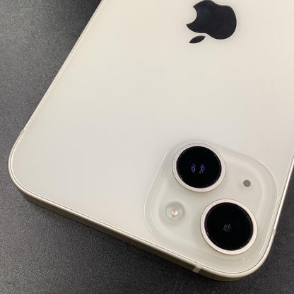 【全額返金保証】【最速発送】Apple iPhone iPhone 14 Plus 128GB スターライト SIMフリー 動作確認済 85%