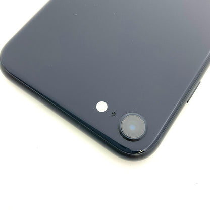 【全額返金保証】【最速発送】Apple iPhone iPhone SE（第3世代） 64GB ミッドナイト au 動作確認済 80%