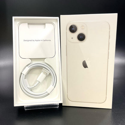 【全額返金保証】【最速発送】Apple iPhone iPhone 13 mini 128GB スターライト Softbank 動作確認済 83%