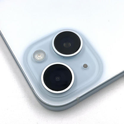 【全額返金保証】【最速発送】Apple iPhone iPhone 15 128GB ブルー au 動作確認済 87%