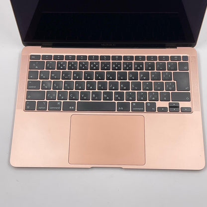 【全額返金保証】【最速発送】Apple MacBook Air 13.3インチ 2020 Apple M1 8GB SSD 256GB ゴールド 88% 動作確認済