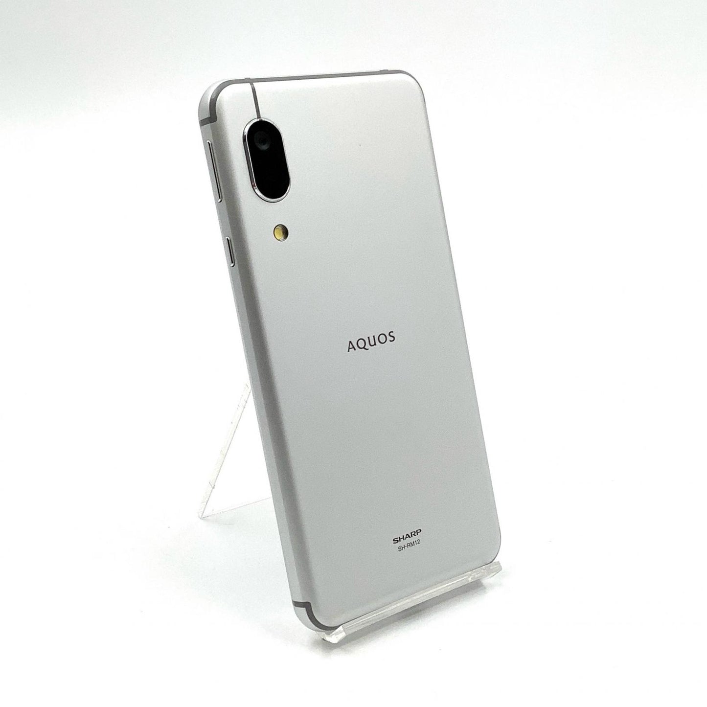 【全額返金保証】【最速発送】SHARP AQUOS sense3 lite 64GB シルバーホワイト 楽天モバイル SIMフリー AH-RM12 白ロム 動作確認済