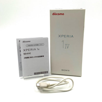【全額返金保証】【最速発送】Sony Xperia 1 IV  256GB Purple docomo SO-51C 動作確認済