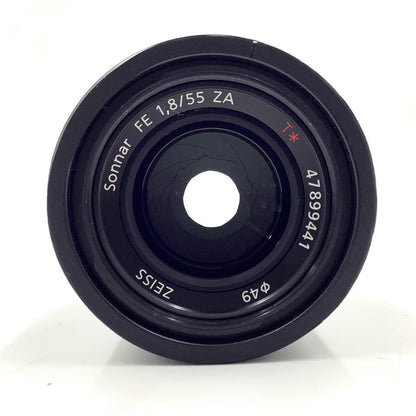 【全額返金保証】【最速発送】Sony Sonnar T* FE 55mm F1.8 ZA SEL55F18Z 美品 動作確認済