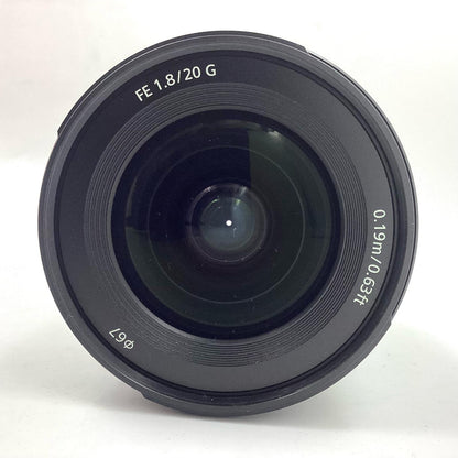 【全額返金保証】【最速発送】Sony FE 20mm F1.8 G SEL20F18G 超美品 動作確認済