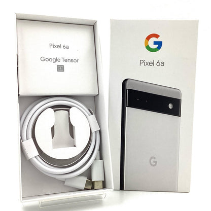 【全額返金保証】【最速発送】Google Pixel Pixel 6a 128GB Chalk SIMフリー GB17L 動作確認済