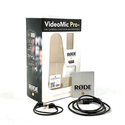 【全額返金保証】【最速発送】RODE VideoMic Pro+ コンデンサーマイク 美品 動作確認済