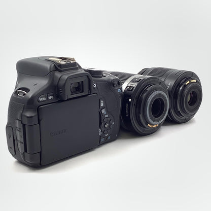 【全額返金保証】【最速発送】Canon デジタル一眼 EOS Kiss X5 ダブルズームキット ブラック 美品 動作確認済