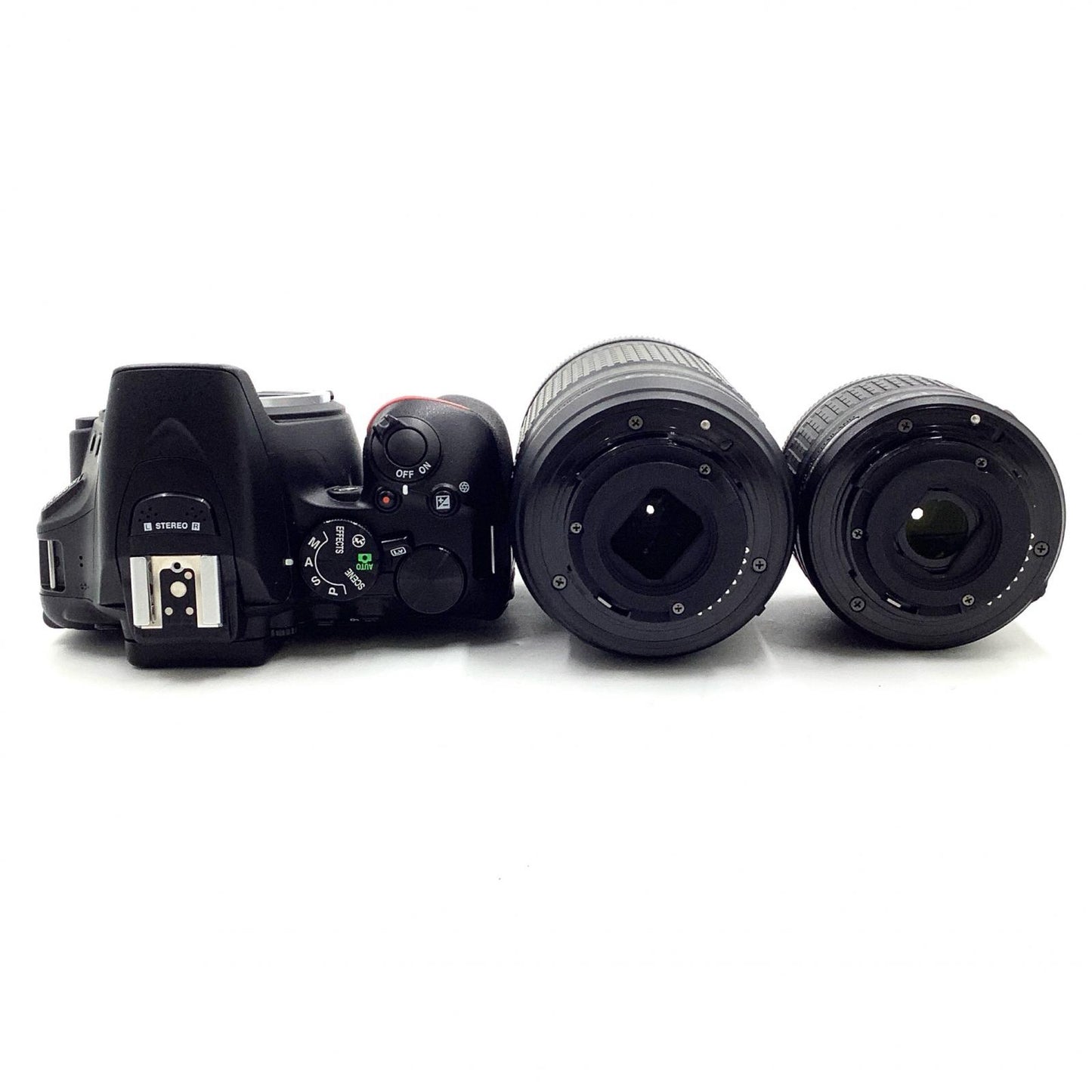 【全額返金保証】【最速発送】Nikon デジタル一眼 D5600 ダブルズームキット ブラック 美品 動作確認済