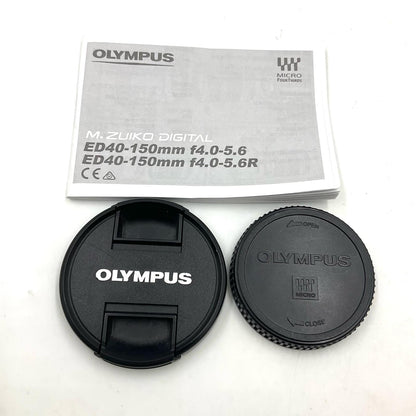 【全額返金保証】【最速発送】OLYMPUS M.ZUIKO DIGITAL ED 40-150mm F4.0-5.6 R [ブラック] 動作確認済