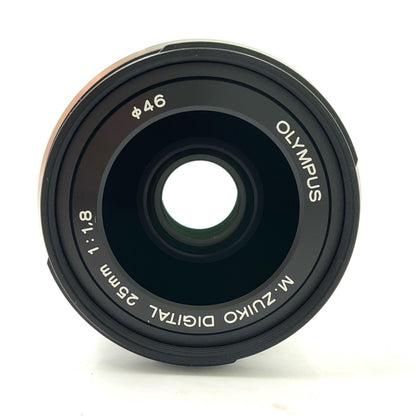【全額返金保証】【最速発送】OLYMPUS M.ZUIKO DIGITAL 25mm F1.8 [シルバー] 美品 動作確認済