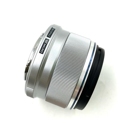 【全額返金保証】【最速発送】OLYMPUS M.ZUIKO DIGITAL 25mm F1.8 [シルバー] 美品 動作確認済