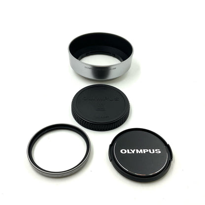 【全額返金保証】【最速発送】OLYMPUS M.ZUIKO DIGITAL 25mm F1.8 [シルバー] 美品 動作確認済