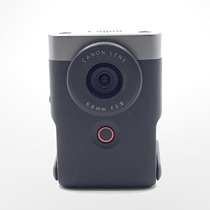 【全額返金保証】【最速発送】Canon コンパクトデジタルカメラ PowerShot V10　ブラック 美品 動作確認済