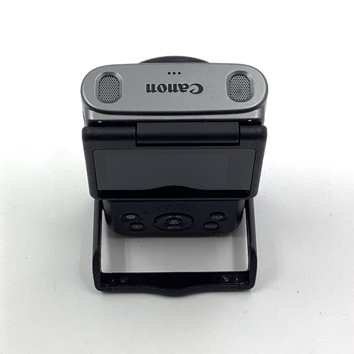 【全額返金保証】【最速発送】Canon コンパクトデジタルカメラ PowerShot V10　ブラック 美品 動作確認済